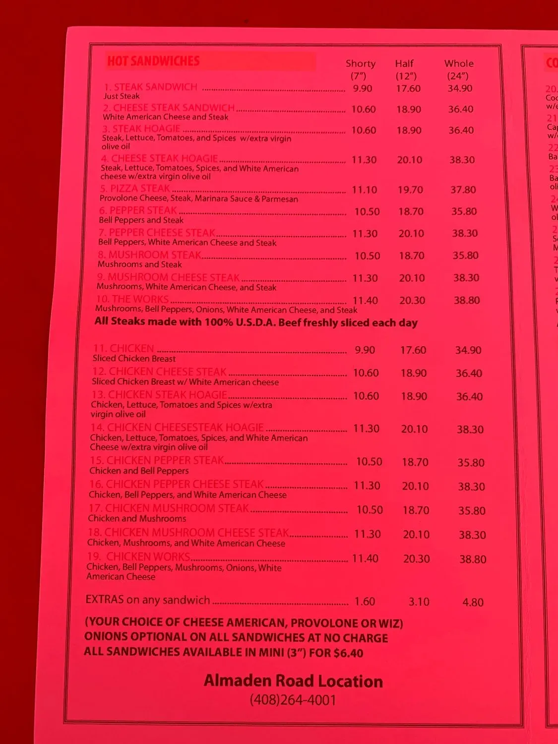 Menu 4