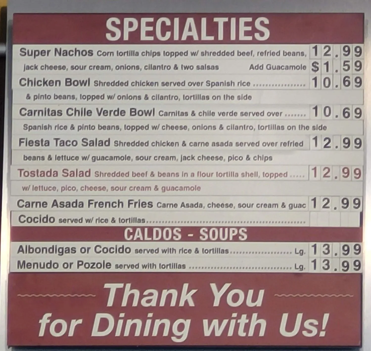 Menu 3