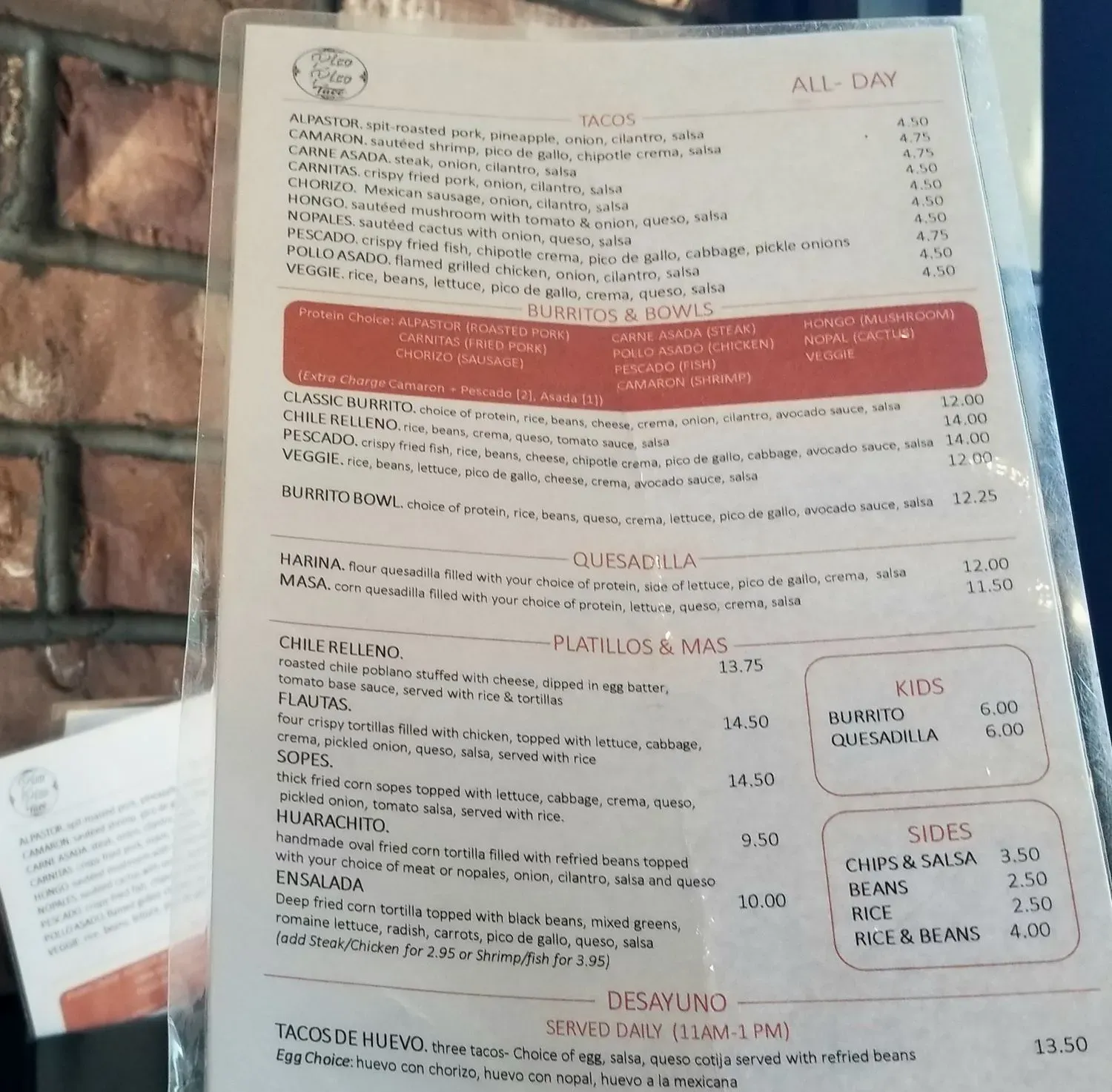 Menu 2