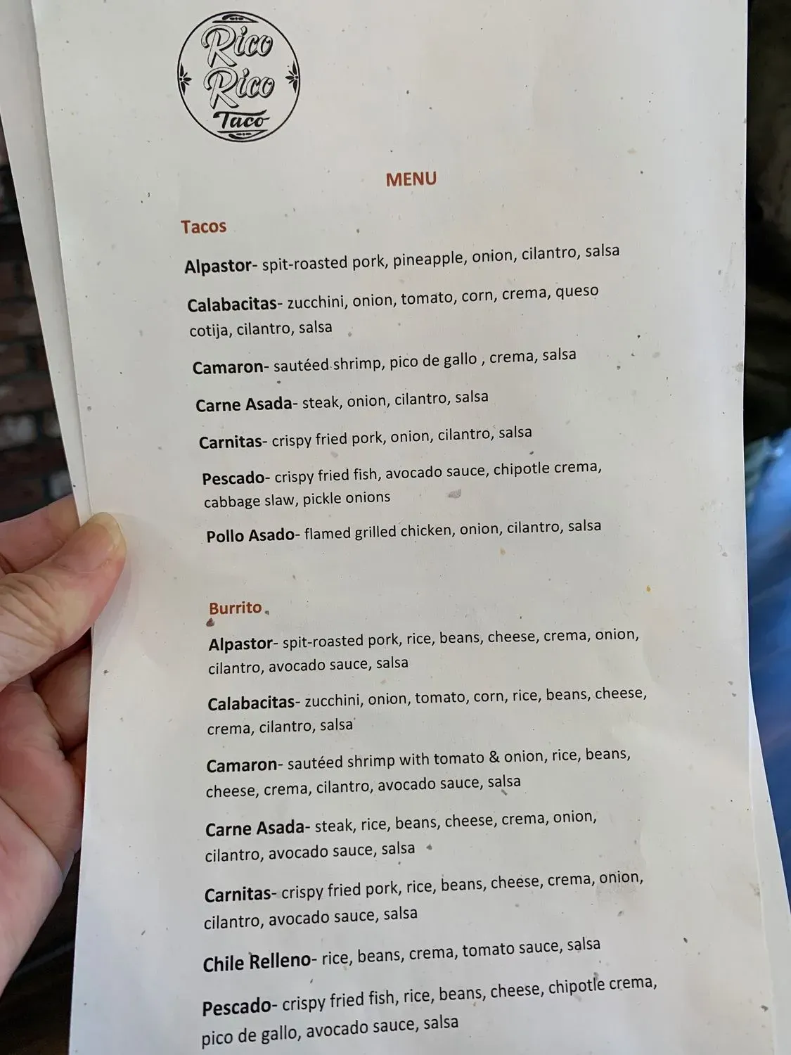 Menu 5