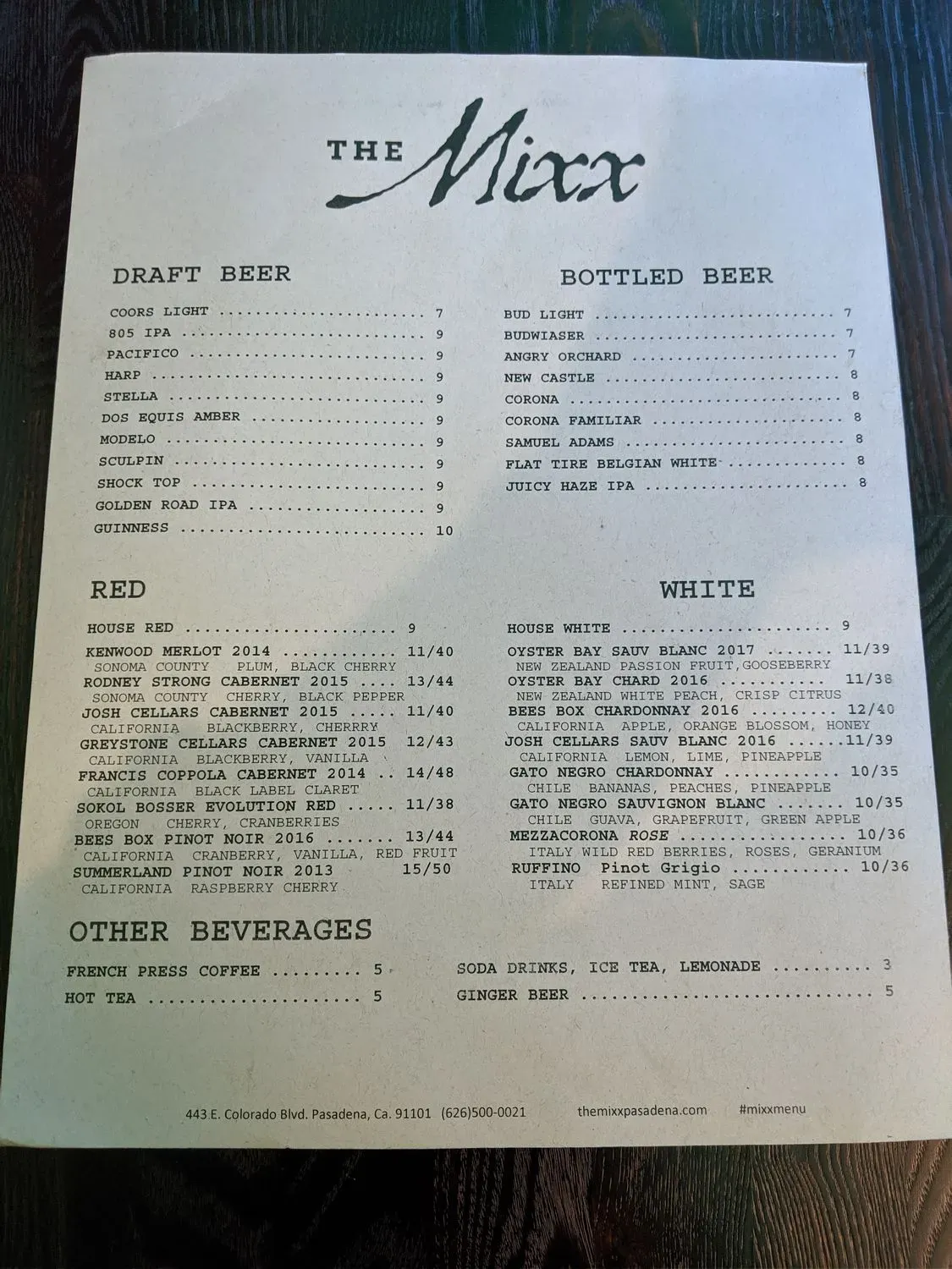 Menu 2