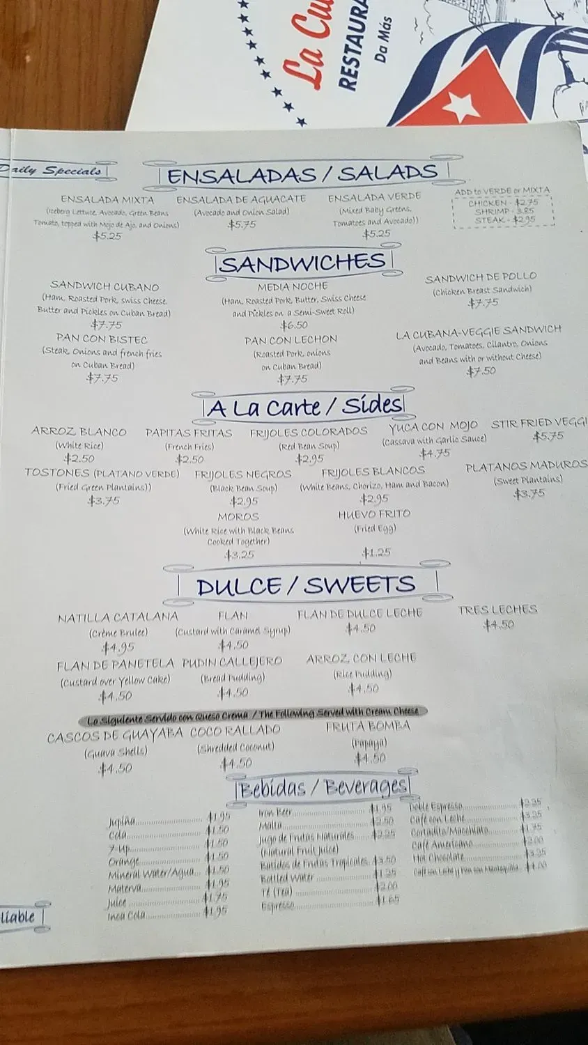 Menu 6