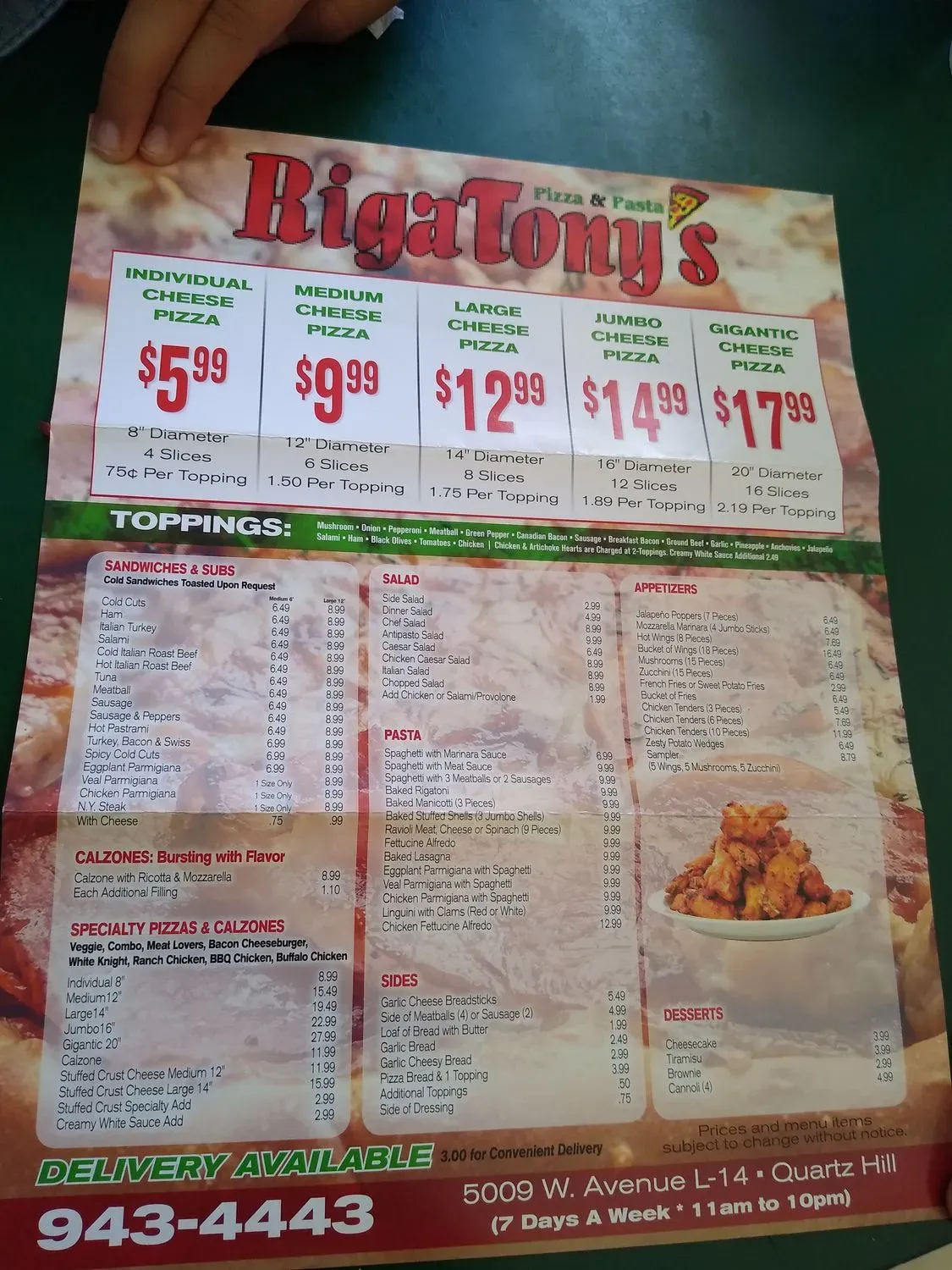 Menu 4