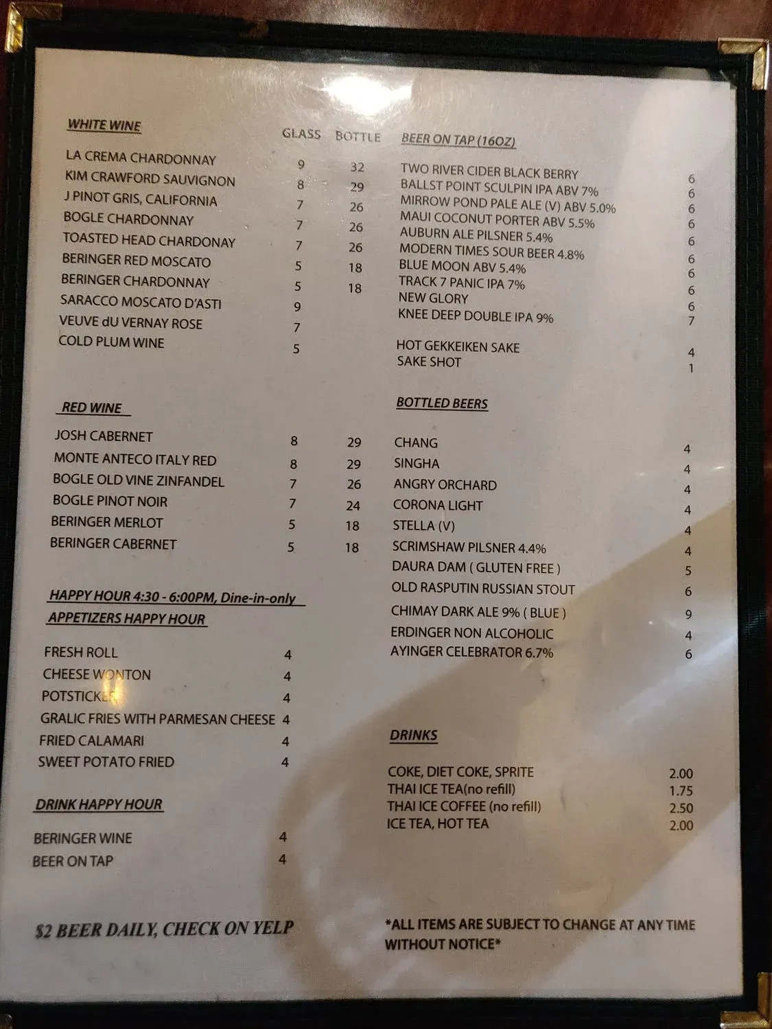 Menu 4