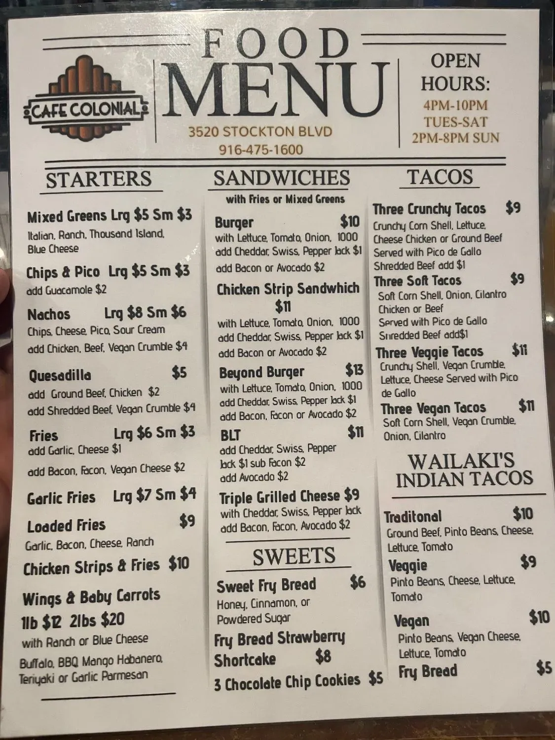 Menu 2