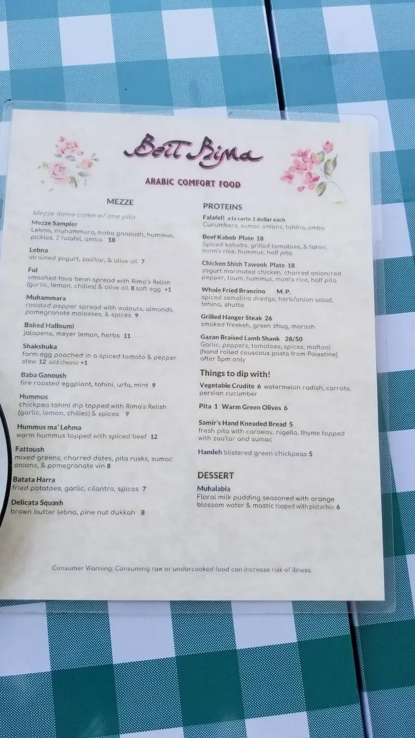 Menu 6