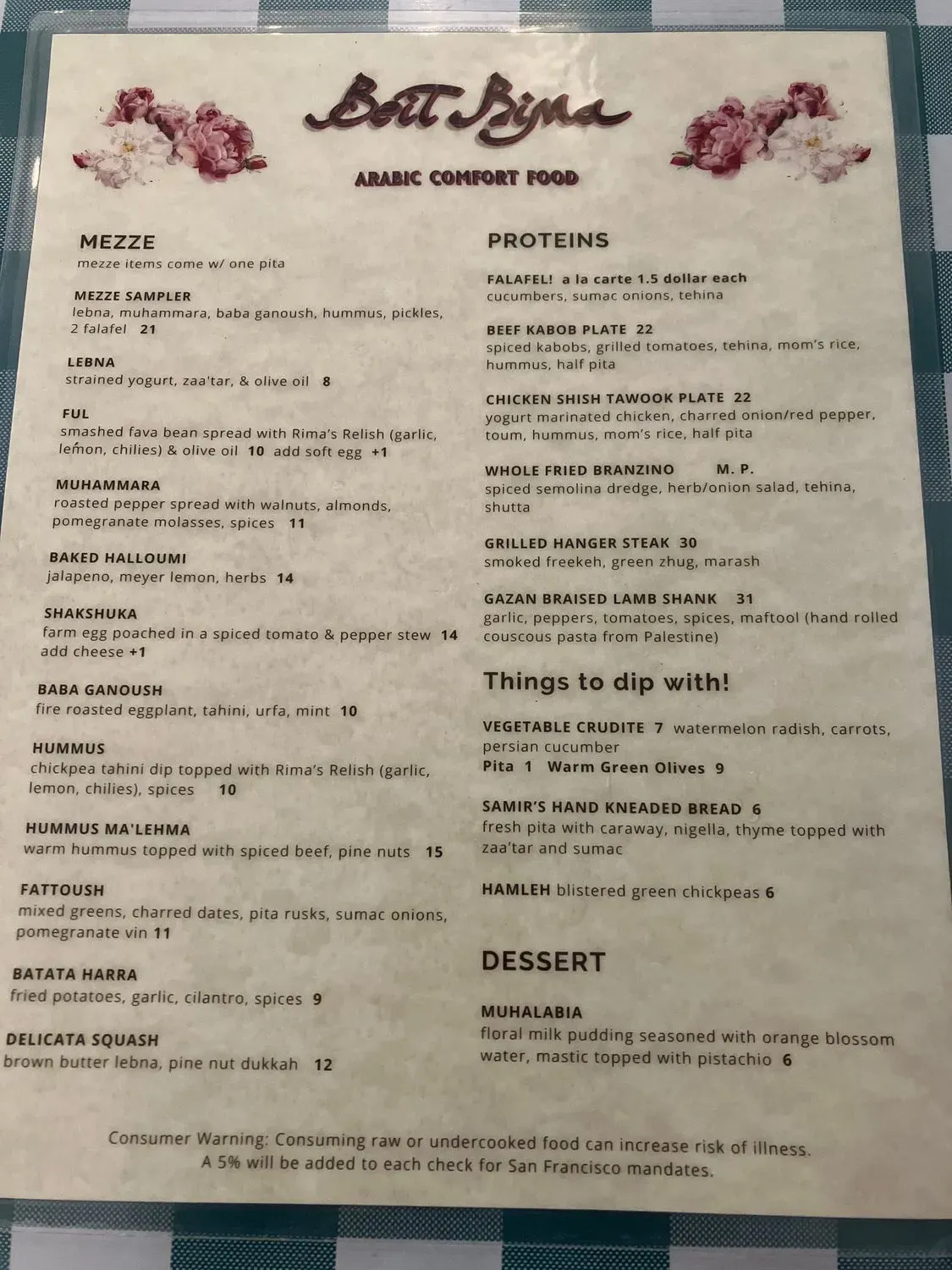 Menu 4