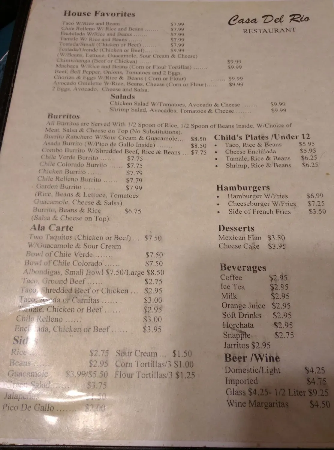 Menu 4