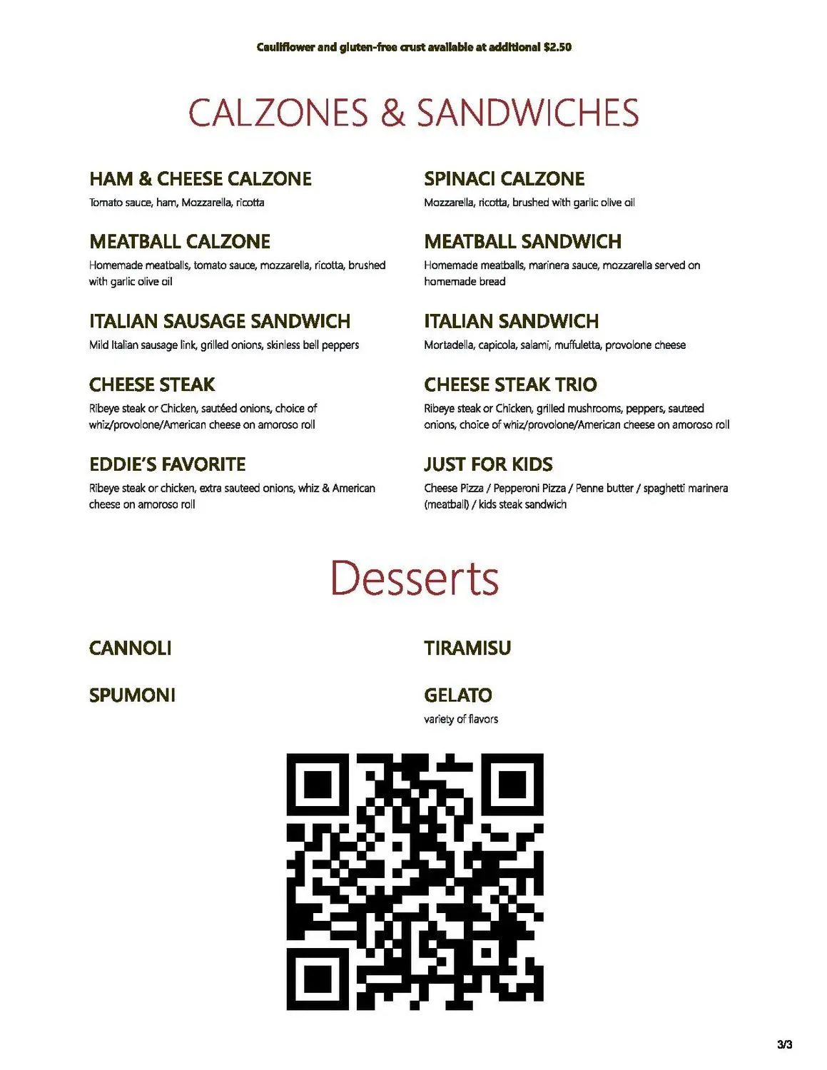 Menu 3