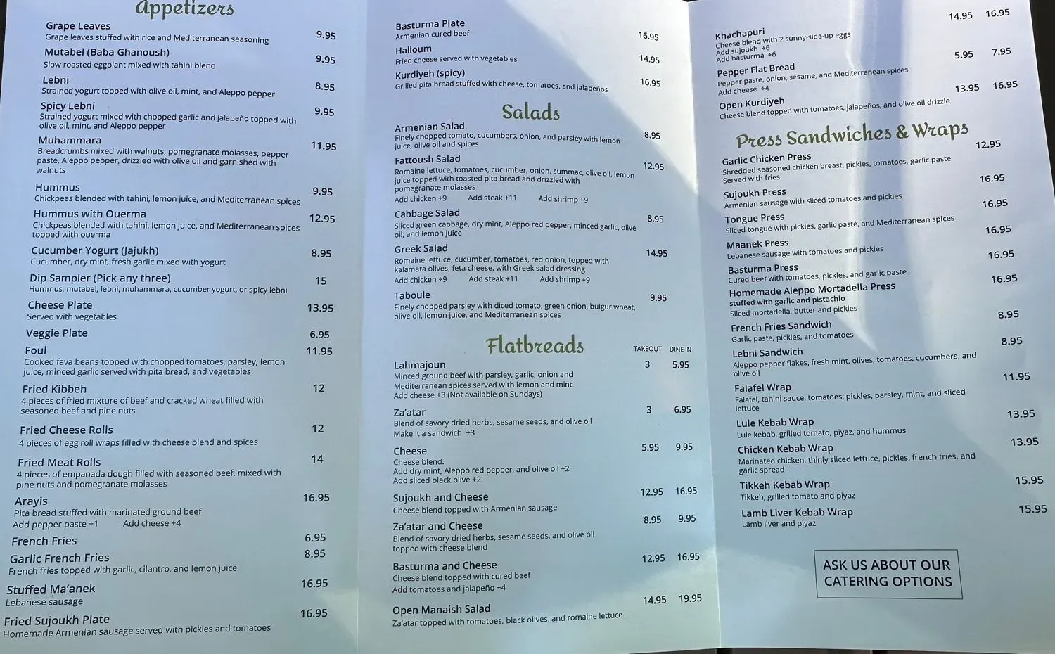 Menu 2