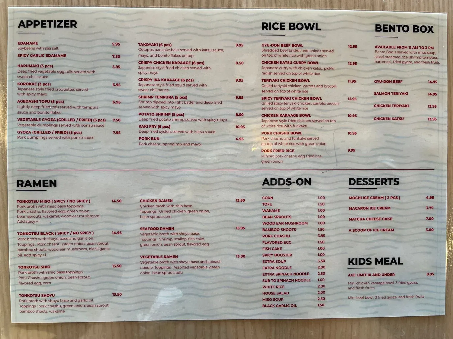 Menu 4