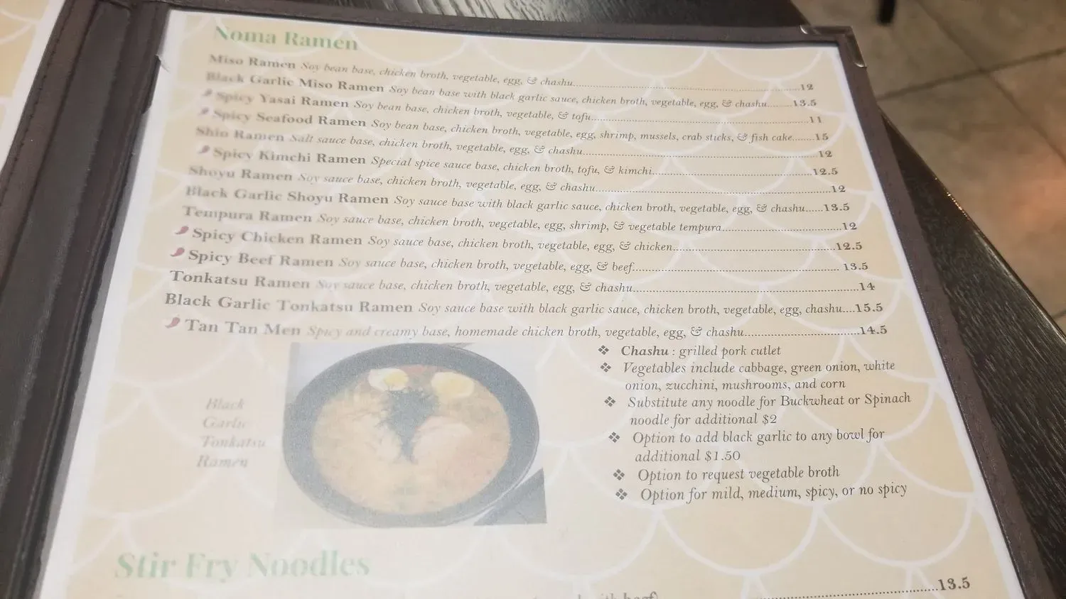 Menu 6