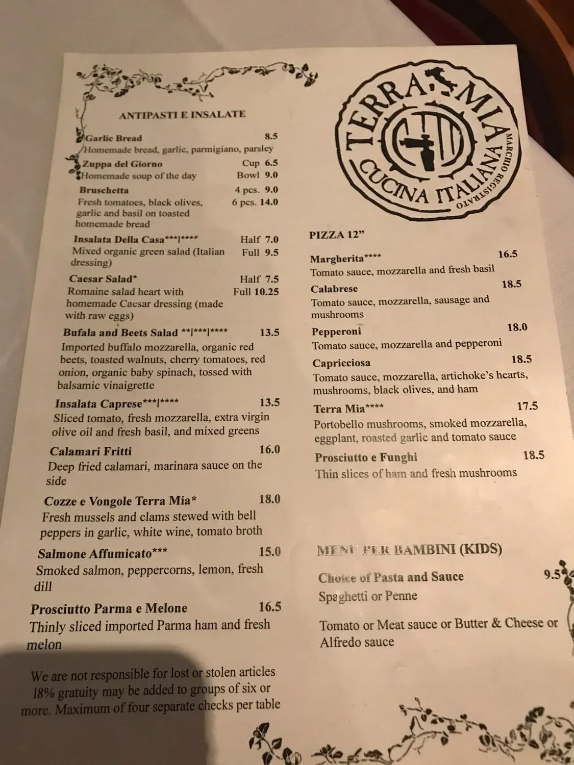 Menu 6