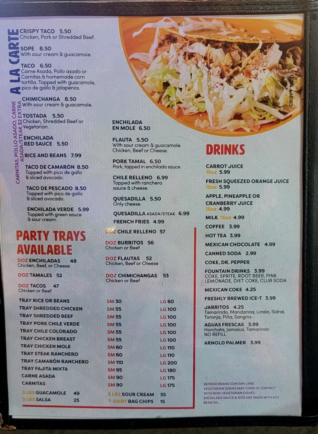 Menu 2