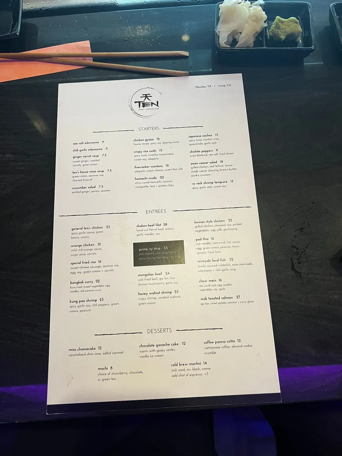 Menu 6