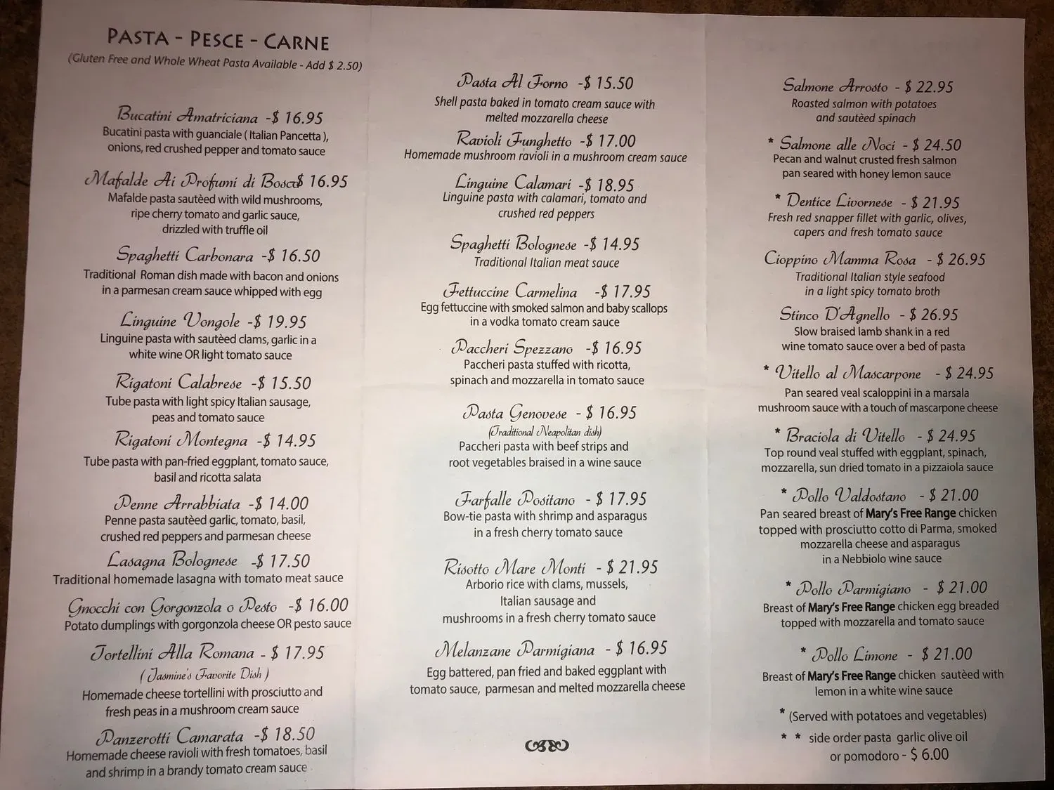 Menu 3