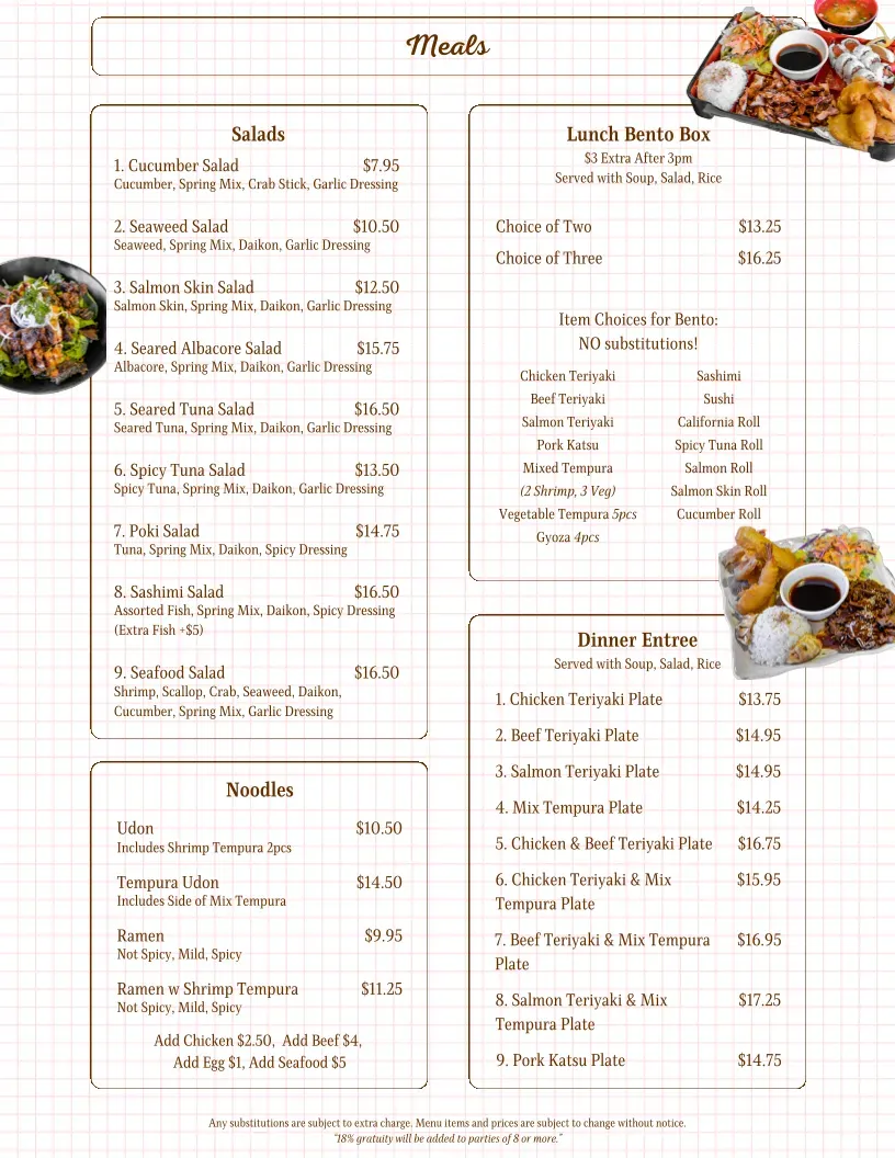 Menu 3