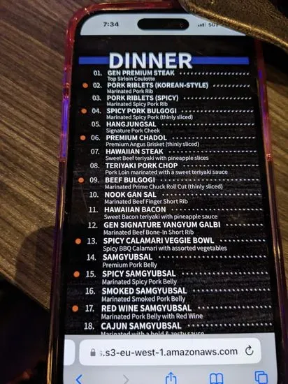 Menu 4