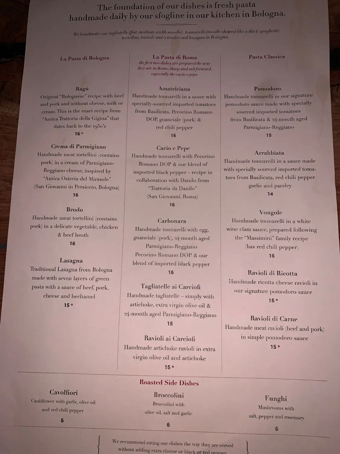 Menu 6