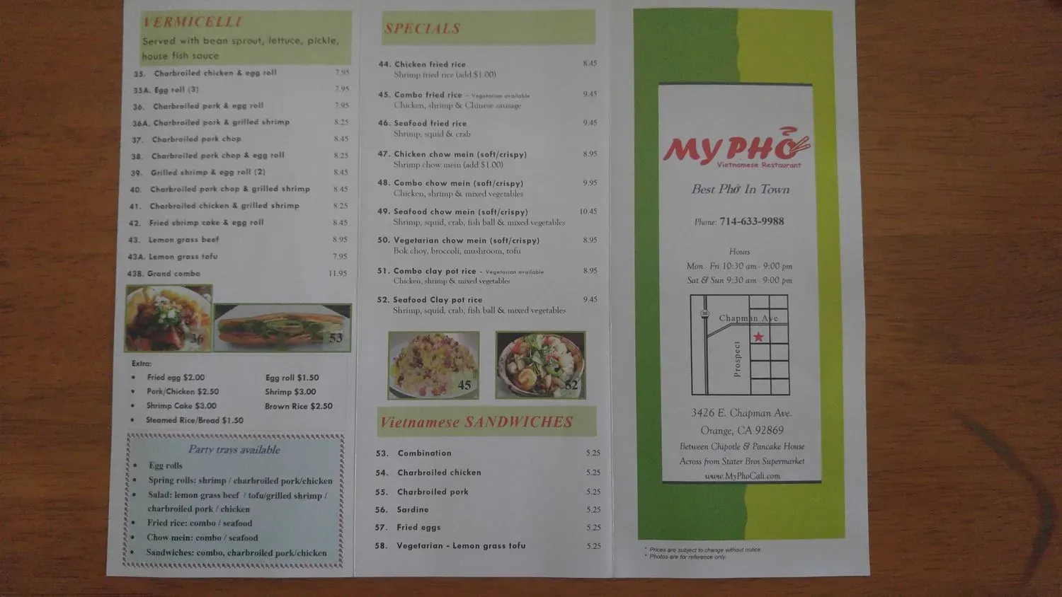 Menu 2