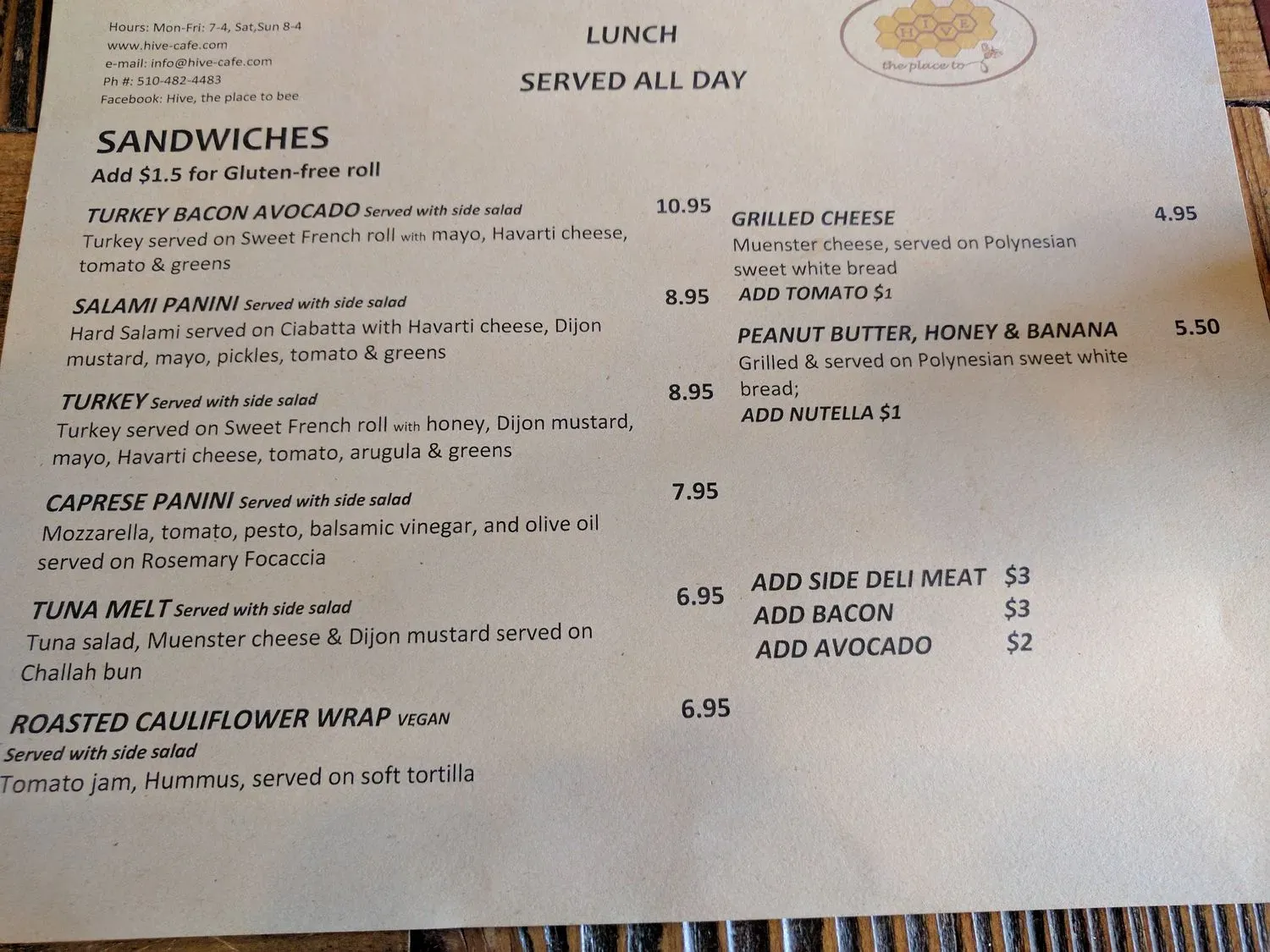 Menu 6