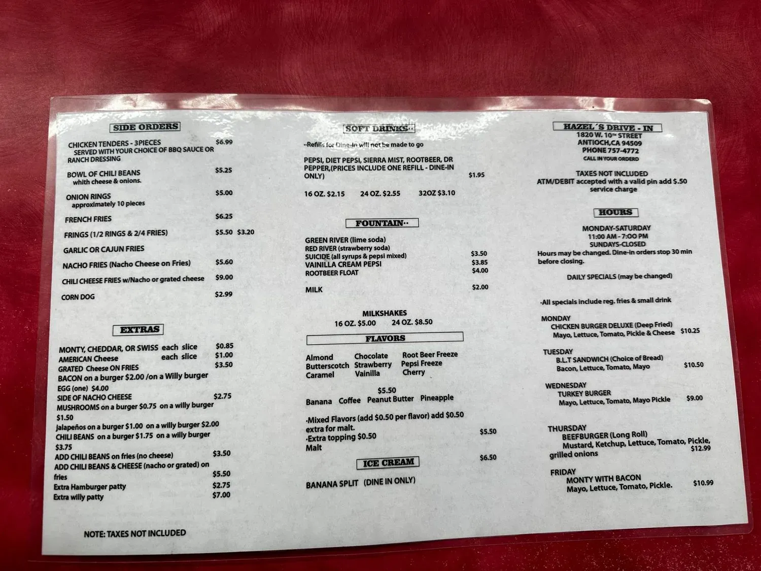 Menu 3