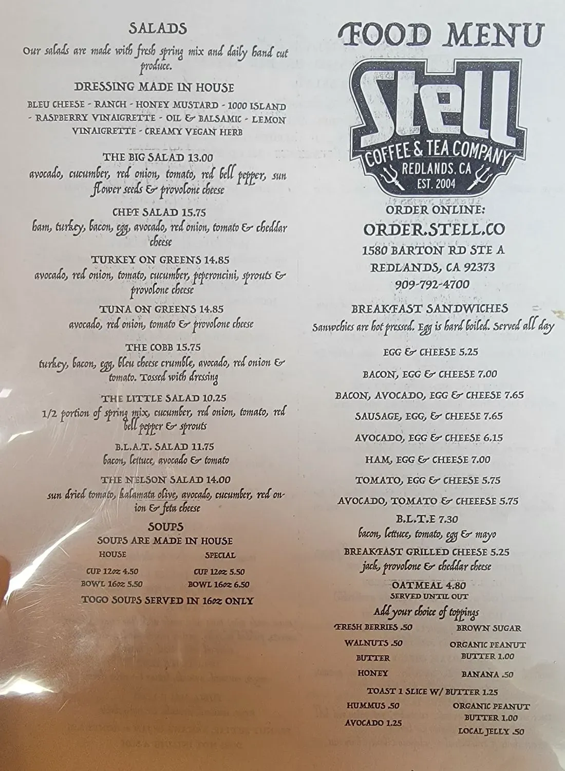 Menu 2