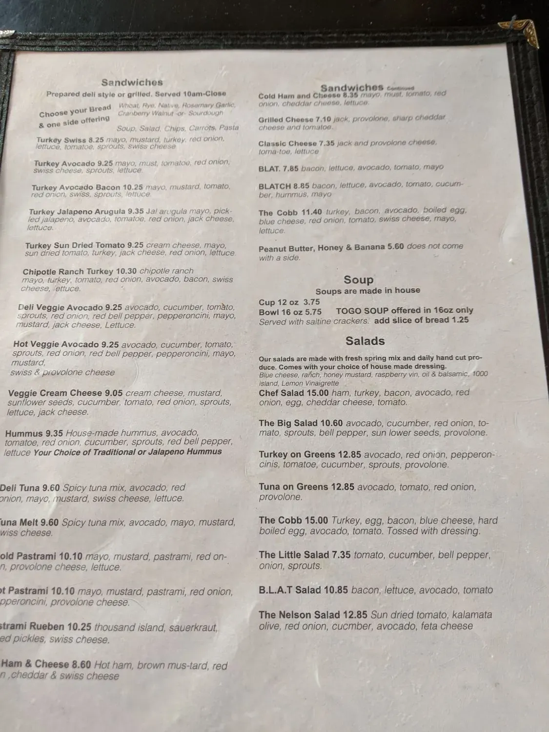 Menu 4