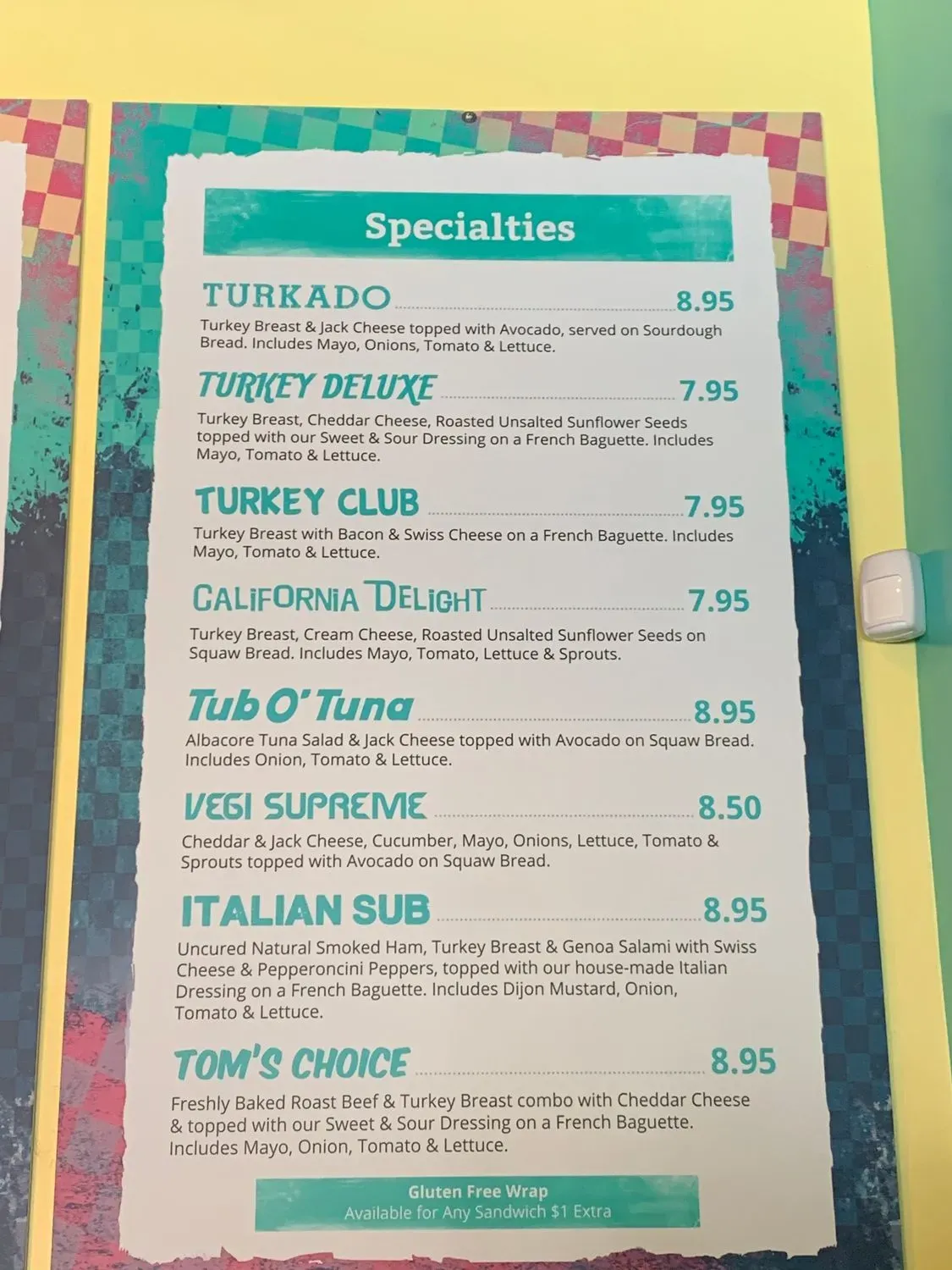 Menu 3