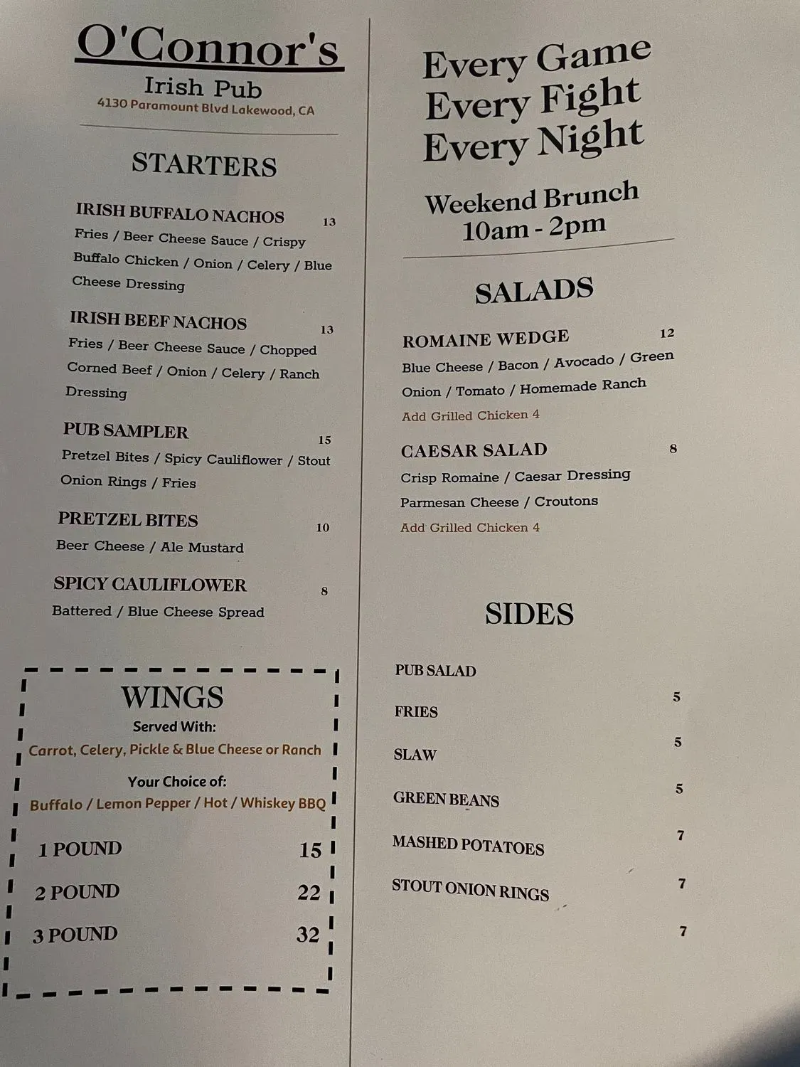 Menu 4