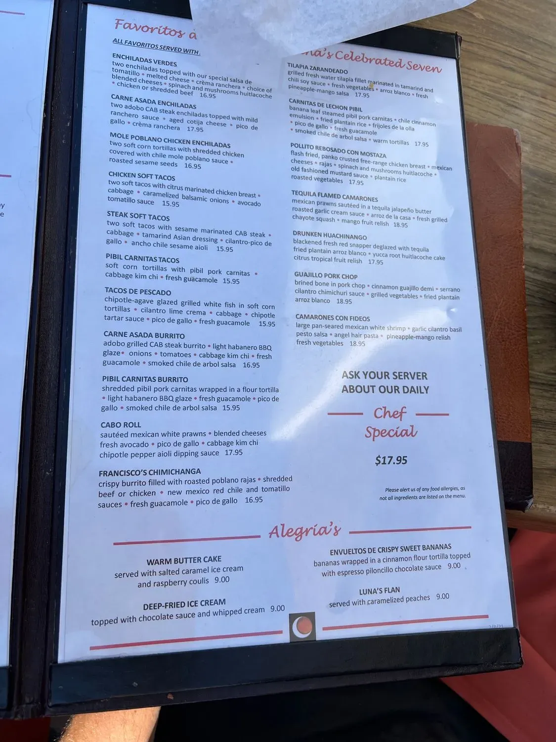 Menu 5