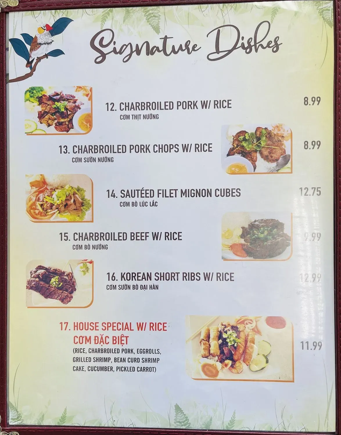 Menu 5