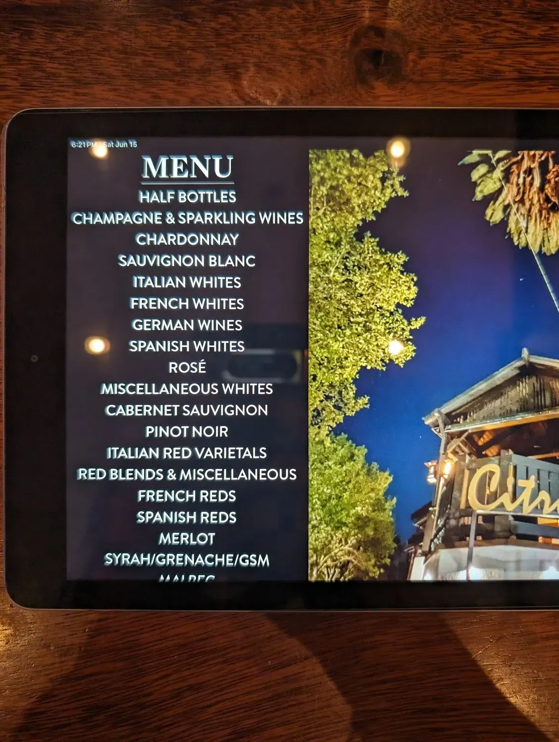 Menu 6