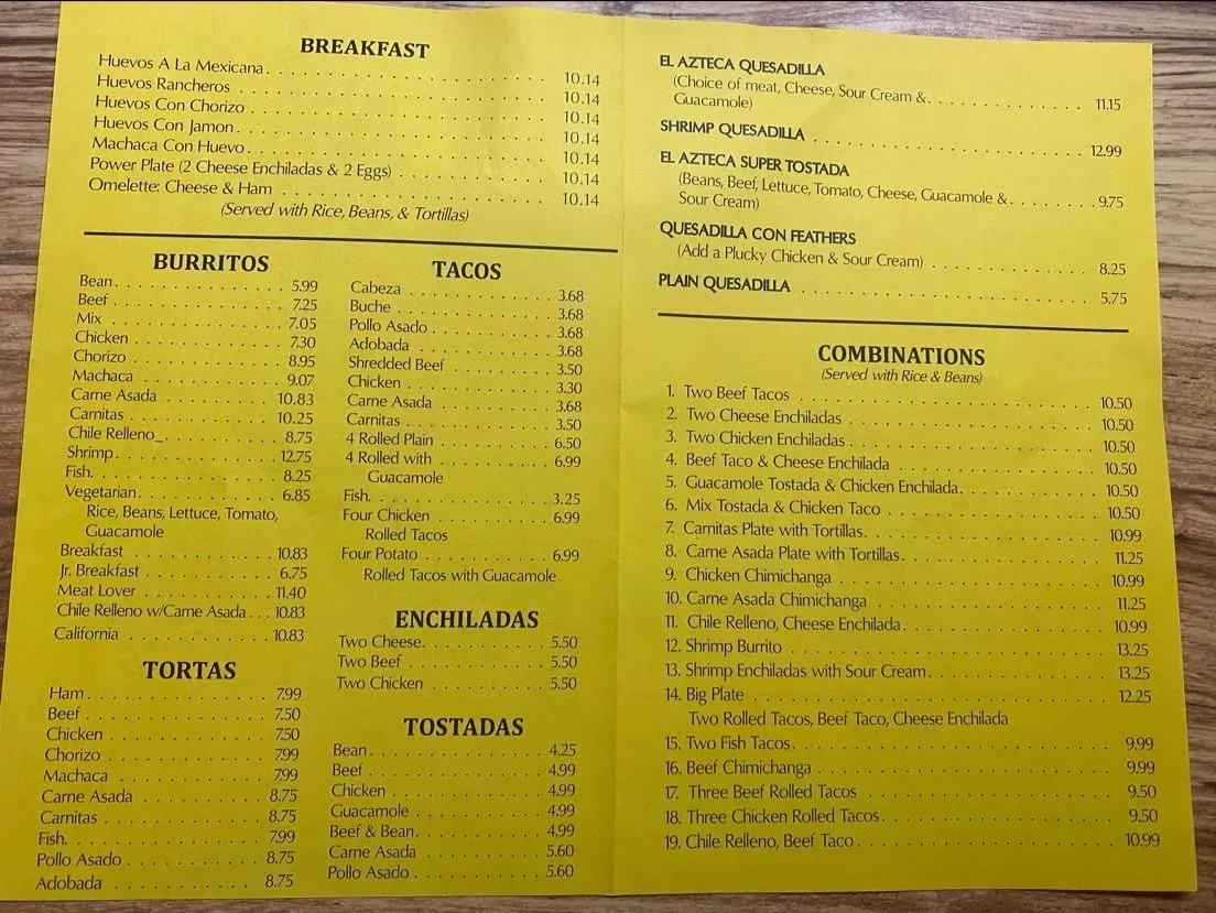 Menu 2