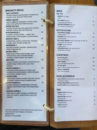 Menu 5