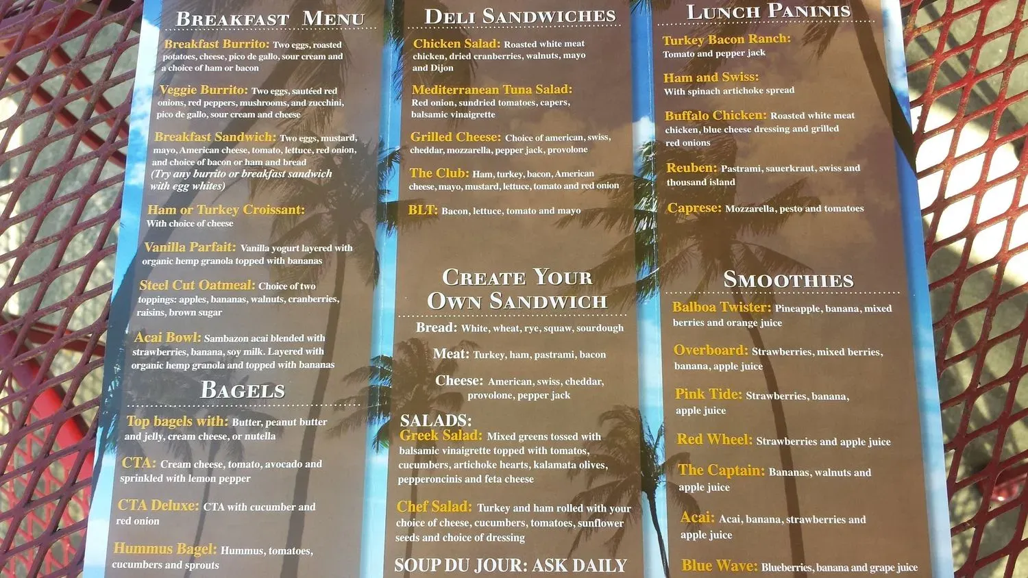 Menu 6