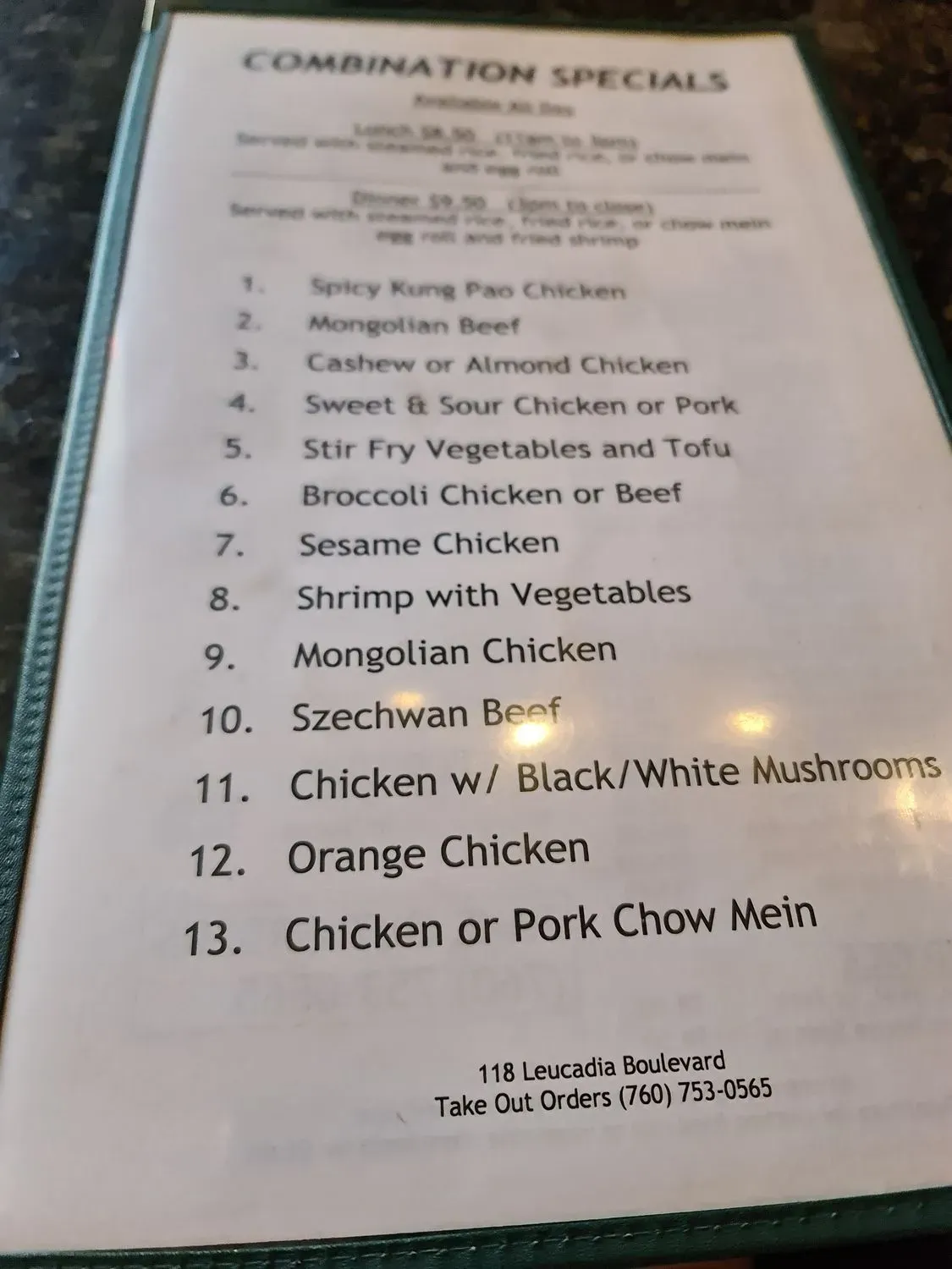 Menu 4