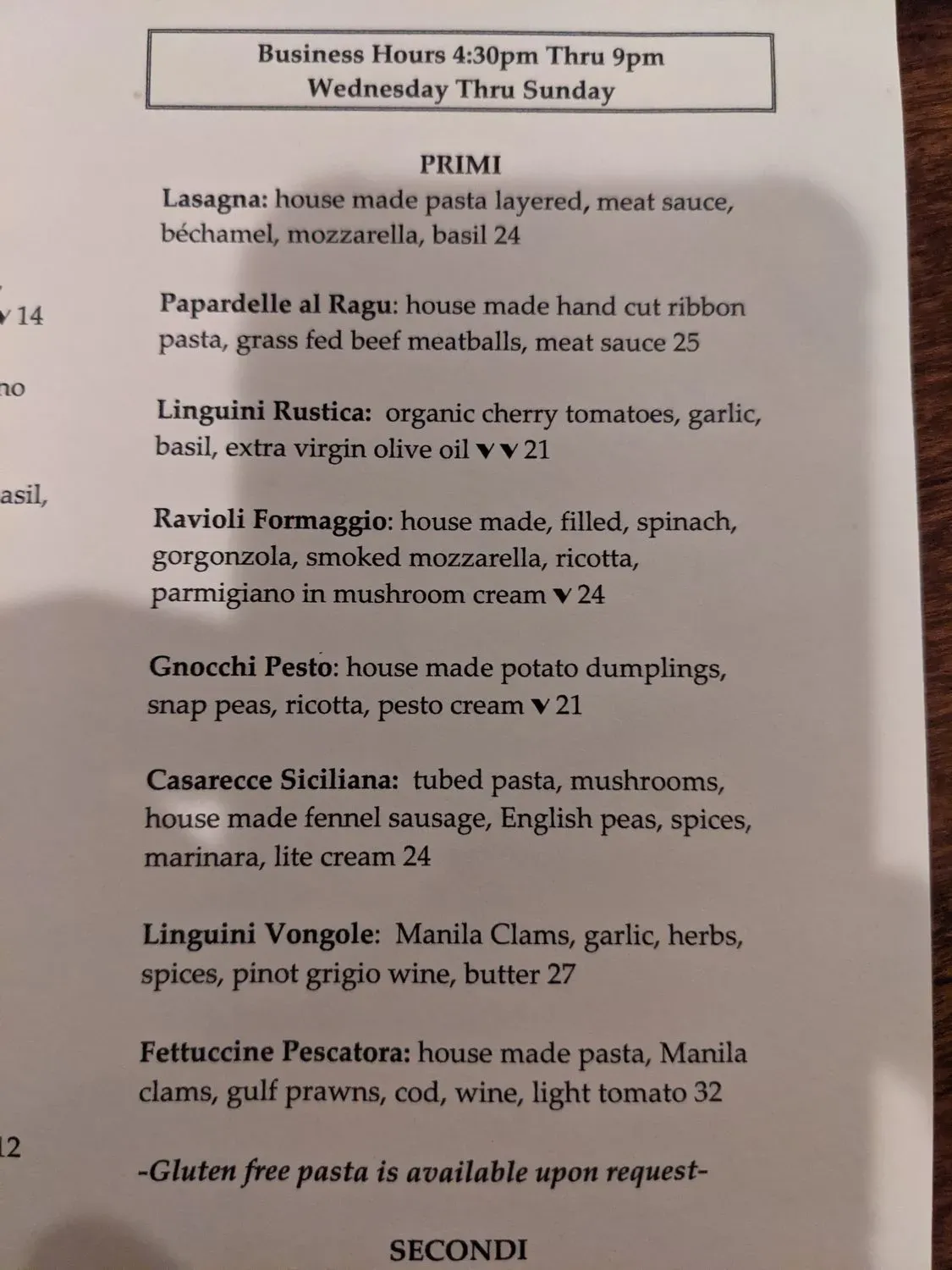 Menu 6