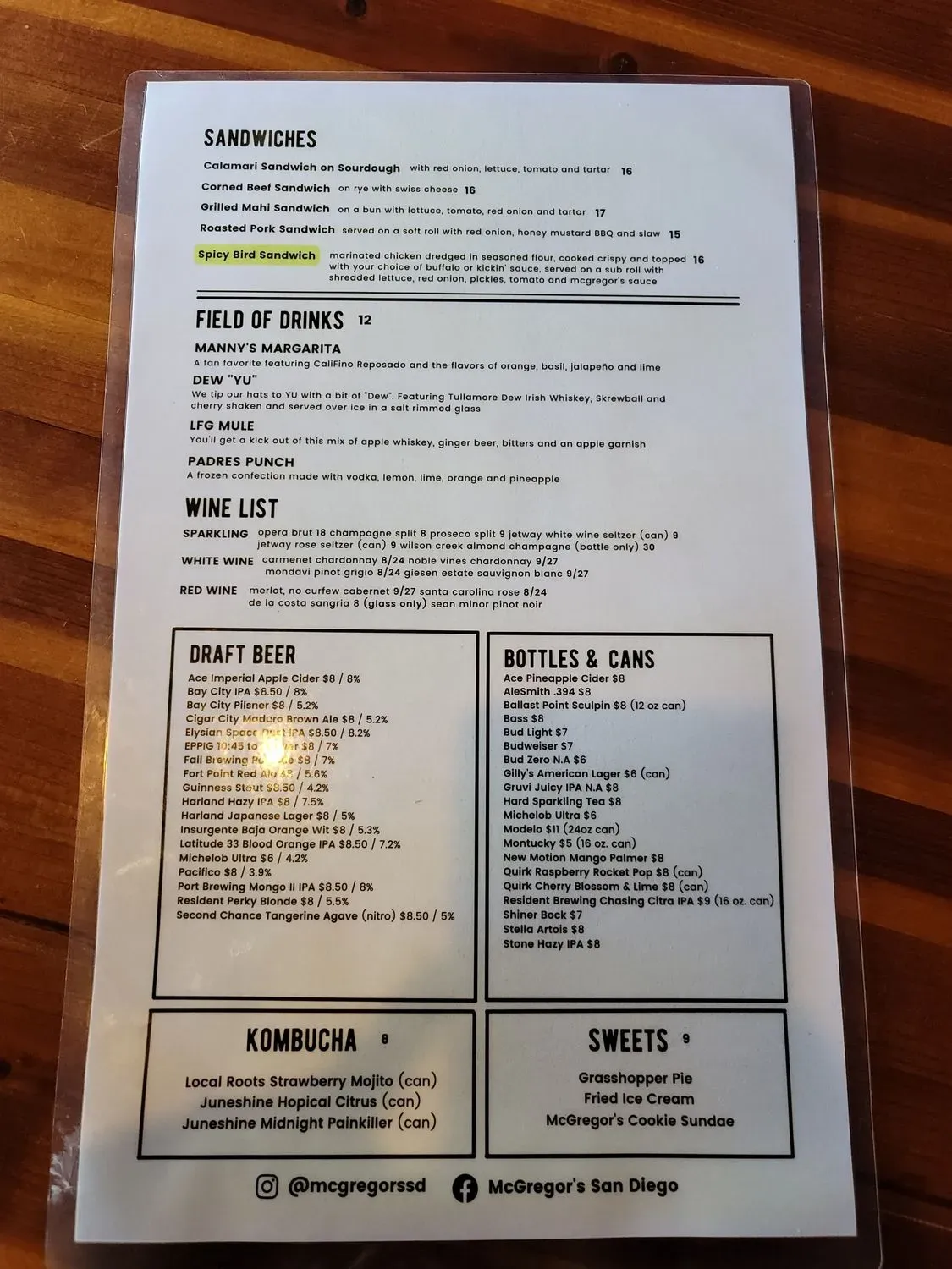 Menu 3