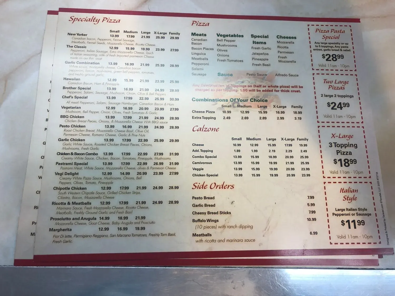 Menu 4