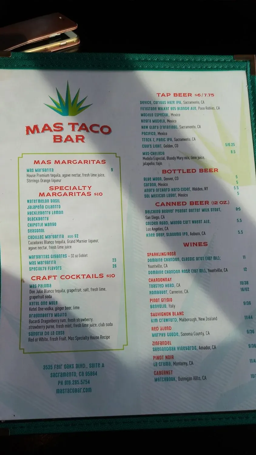 Menu 5