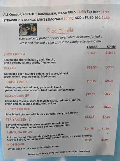 Menu 2