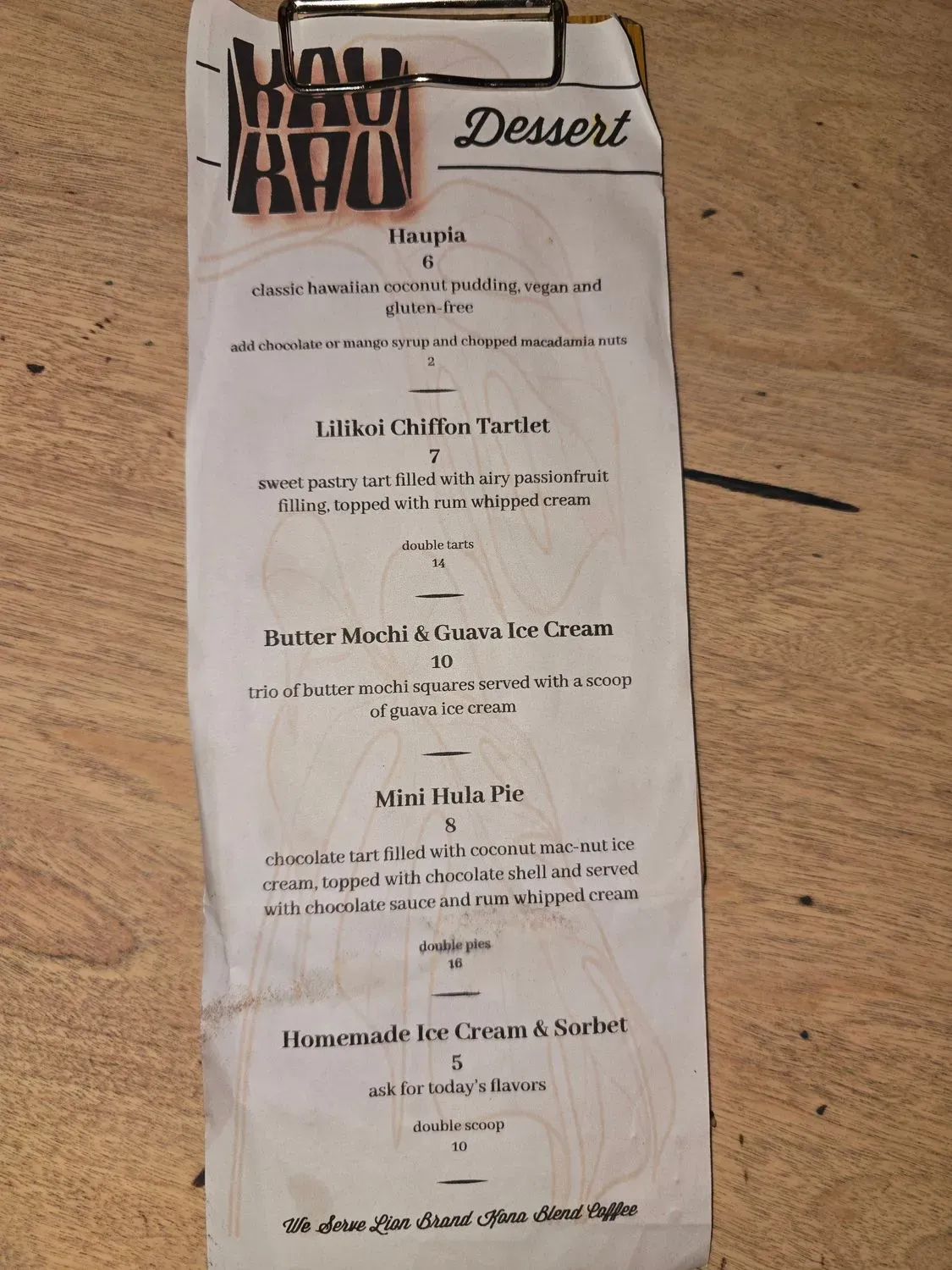 Menu 6