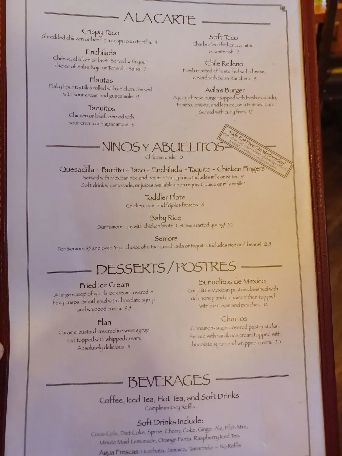 Menu 4