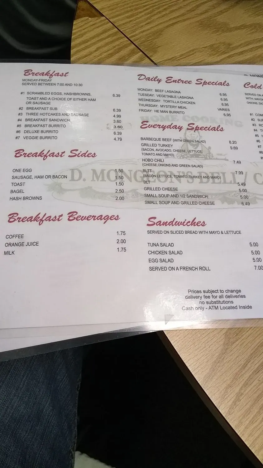 Menu 3