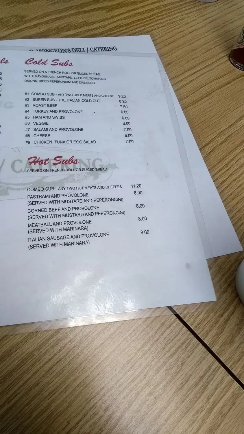 Menu 4