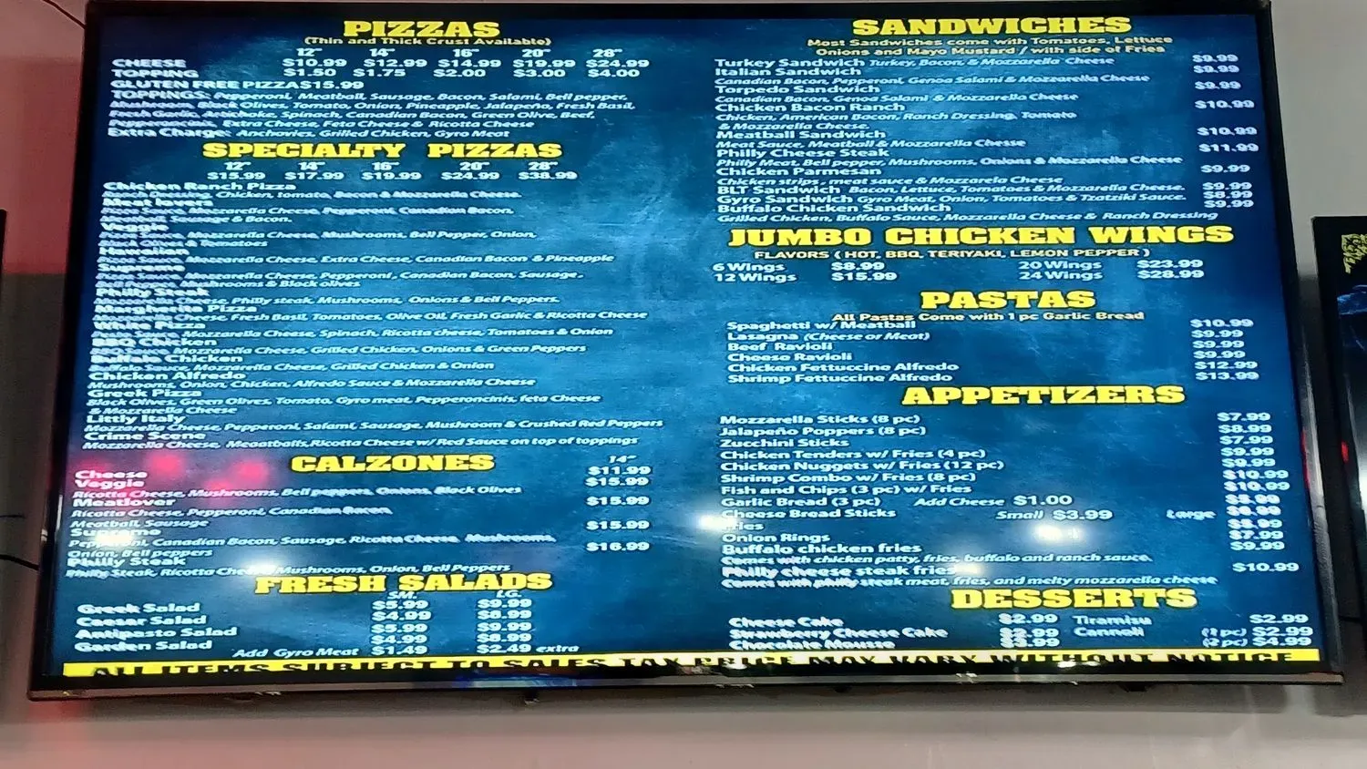 Menu 4