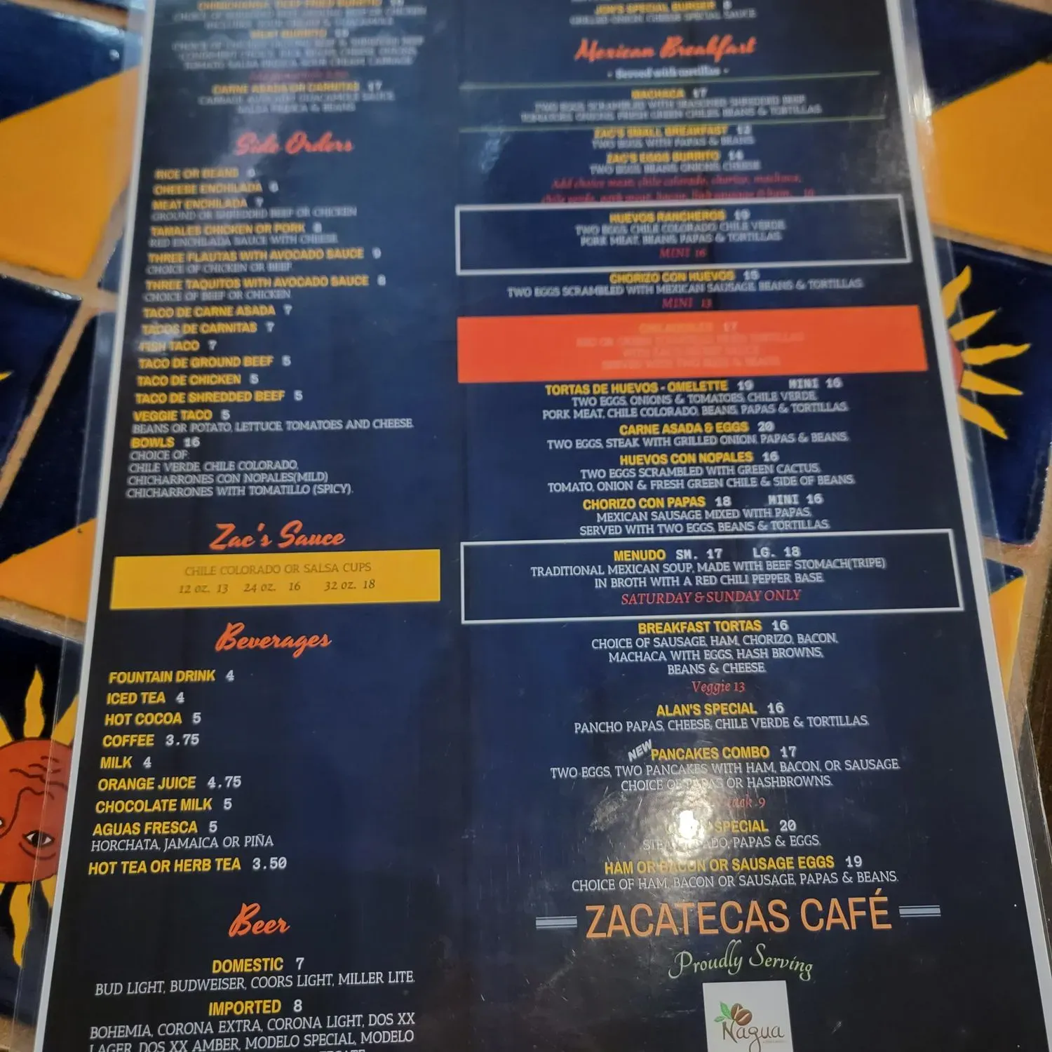 Menu 4