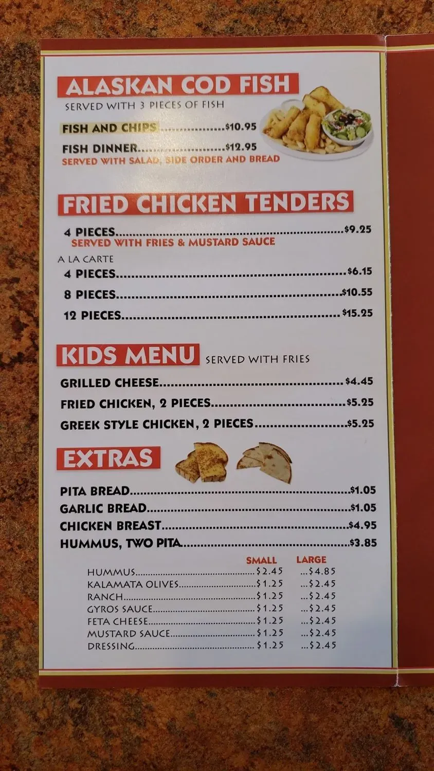 Menu 5