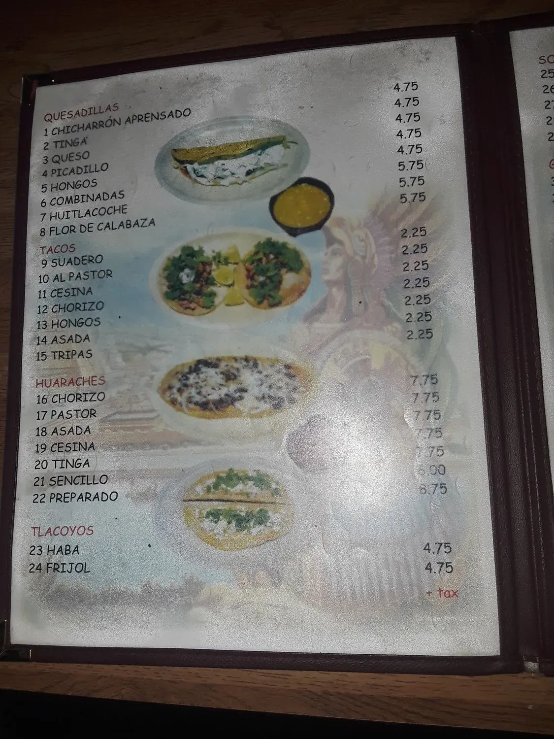 Menu 3